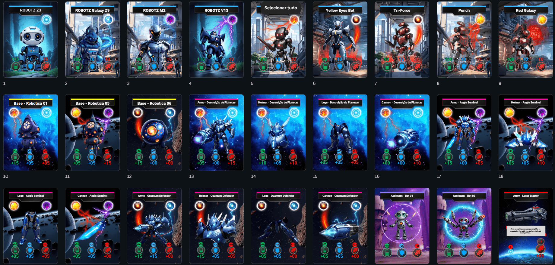 Robotz Game Interface